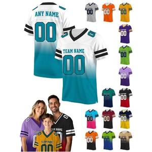 男子アメリカンフットボールジャージー刺繍USAチームラグビーユニフォーム昇華すべて送料込み - Product Image 1