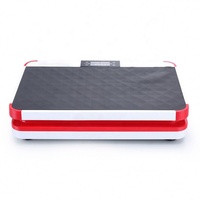 Plateforme vibrante de fitness - Machine à vibrations pour tout le corps Crazy Fit avec télécommande