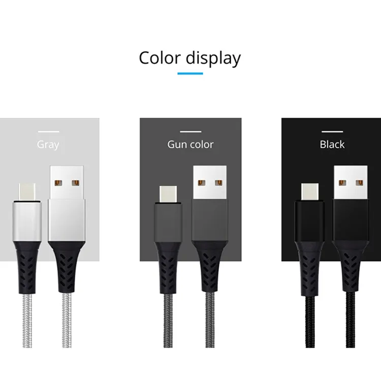 Greenport Usb Kabel Micro/I-Product/Type C Poort Beste Kwaliteit Goedkoopste Oplaadkabel Usb Android 1M/2M Usb Kabel