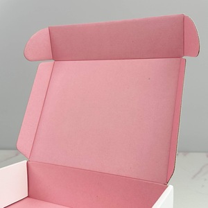 Mẫu miễn phí bán buôn thư mục sóng máy bay Hộp Tùy chỉnh in logo hộp Bưu Chính bao bì các tông vận chuyển bưu phẩm bao bì - Product Image 5