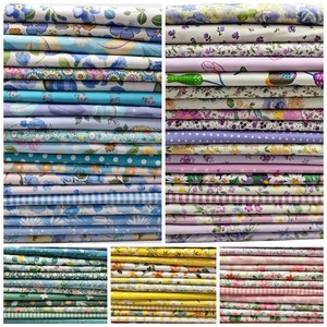Nueva tela estampada de sarga de algodón puro con diseño floral multicolor, lista para usar en patchwork y confección de ropa de cama. - Product Image 5