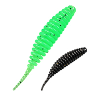 Palmer 10 pièces Wobblers Mini océan Rock pêche leurres souples appâts souples 3.5cm ver souple appâts artificiels basse Silicone leurre de pêche
