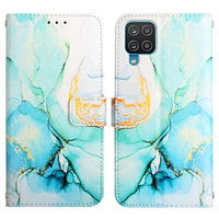 Sarung untuk Samsung A12/M12, Sarung Dompet Kulit PU untuk Samsung Galaxy A12