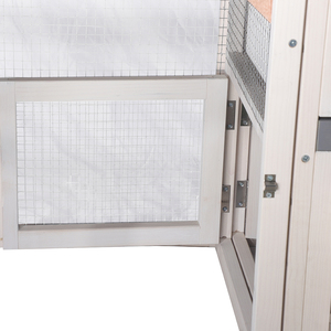 Livraison rapide en stock Grande cage à lapins extérieure Maison clapier à lapins en bois - Product Image 3