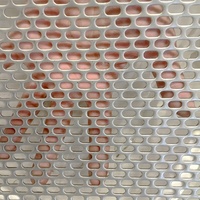 Panneau métallique perforé en aluminium personnalisable, léger, avec trous fendus, pour pare-soleil extérieur et grille de ventilation