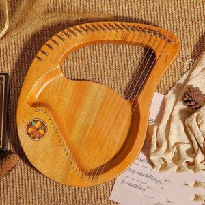Nouvelle conception Lyre <span class=keywords><strong>Mini</strong></span> 16 tons Harpe pour débutants Haute qualité 19 tons Lyre pour instrument à cordes - Product Image 5