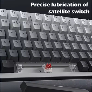 Teclado Mecánico para Juegos con 94 Teclas de Tamaño Completo, Interruptores Outemu Azules y Rojos Intercambiables en Caliente, Teclas PBT, Retroiluminación RGB Superior a 7 Colores y Anti-Ghosting - Product Image 2