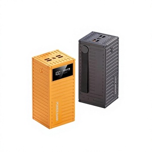 50000mAh Solar Power Bank Portable Charging Station with LED Light 4 Port Phone <b>Charger</b> Ultra Slim Outdoor Backup Battery - Product Image 1