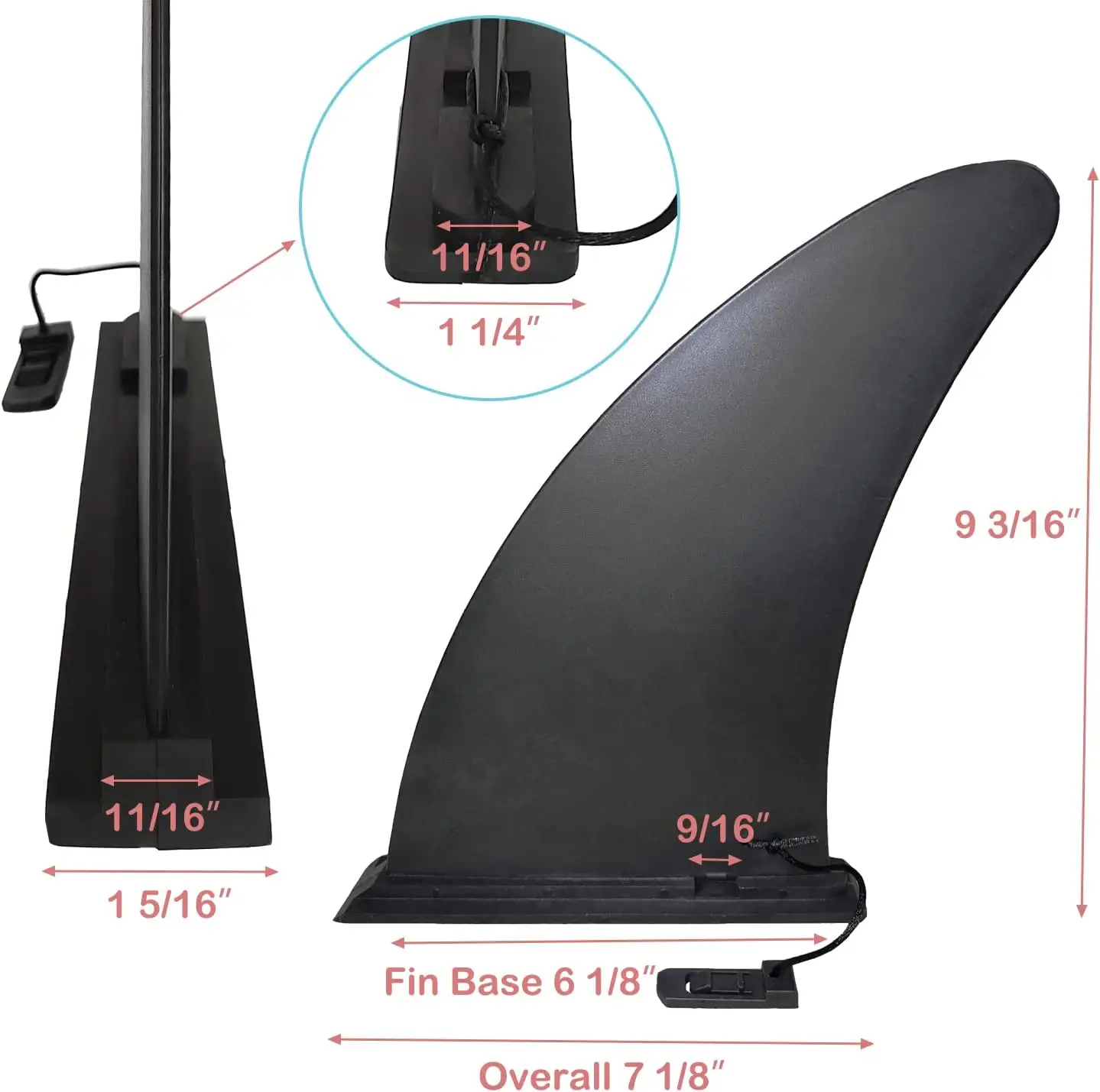 High Quality Center Fin Soft Fin Surf Accessories Surfboard Fins For Surfing