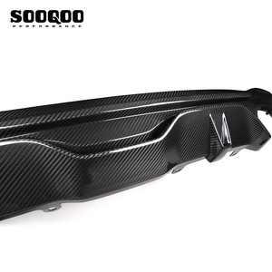 SOOQOO Set Diffusore Posteriore in Fibra di Carbonio Prepreg a Doppia Punta per <span class=keywords><strong>BMW</strong></span> <span class=keywords><strong>Serie</strong></span> <span class=keywords><strong>4</strong></span> <span class=keywords><strong>Gran</strong></span> Coupé G26 2020+ - Product Image 6