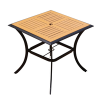 Ensemble de Table et chaise, meubles de Restaurant, Patio, jardin, extérieur, avec parapluie, vente en gros, 5 pièces