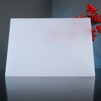 Feuille diffuseur anti-reflet PC ignifuge, panneau de diffusion de lumière blanc laiteux mat pour rétroéclairage de boîte à lumière LED