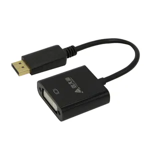 Adattatore DP a DVI placcato oro adattatore DisplayPort a DVI maschio a femmina convertitore DP a DVI