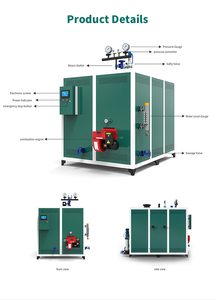Caldera Industrial de 2 Toneladas con Certificación CE ISO9001, Generador Vertical de Combustión de Petróleo y Gas - Product Image 5