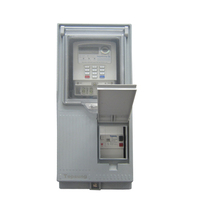 Boîtier de compteur prépayé monophasé à clavier avec couvercle transparent, disjoncteur et fusible, pour énergie électrique 220-240V 1.5-30A 50/60Hz