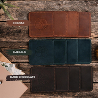Sous-verres en cuir gravés sur mesure pour une protection élégante de la table, tapis de boisson personnalisés, accessoires de bar avec logo d'entreprise, cadeau de mariage