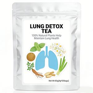 Thé aux herbes chinoises frais en vrac, 4g * 20 sachets, personnalisé par l'OEM, thé pour fumeurs, thé pour la santé, thé pour dégager les poumons - Product Image 6
