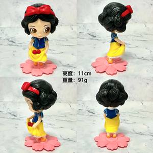 Figura de Juguete de Princesa Versión Q, 8 Estilos, Figuras de Princesas Blancanieves, Sirenita, Bella, <span class=keywords><strong>Cenicienta</strong></span>, Muñeca Frozen, Figura de Acción - Product Image 2
