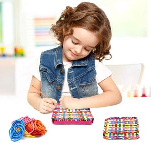 Kit de fabrication de bracelets DIY pour enfants, jouet de tissage élastique, cadeau créatif pour enfants, dropshipping Shopify - Product Image 2