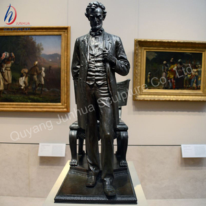 Bronze Pionnier Sir Stamford Raffles Statue <span class=keywords><strong>En</strong></span> Métal - Product Image 2