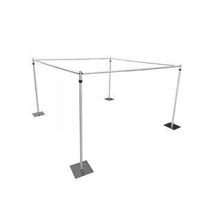 Ống Và Phông Nền Treo Cho Đám Cưới Và Sự Kiện Ống Kính Thiên Văn Bằng Nhôm Cong Và Rèm - Product Image 1