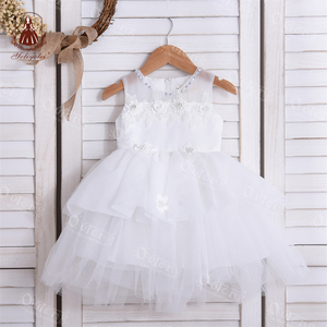 Yoliyolei Princess Dress Corpetto in pizzo a forma di V Applique Kids Summer Baby Dress abiti da ballo Vestiti per ragaze spinnole - Product Image 3
