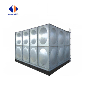 Réservoir d'eau rectangulaire en acier inoxydable 304 fabriqué en usine, soudé et assemblé, d'une capacité de 10 000 <span class=keywords><strong>litres</strong></span>. - Product Image 4