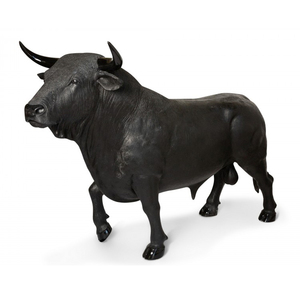 Chino fábrica Toro español luchando granja vaca Prop tamaño de la vida decoración estatua de resina - Product Image 2