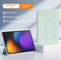 Vente en gros d'étuis pour tablette de haute qualité de la marque MEEPSS, multicolores, iPad Air 13 pouces 2025 M3/2024 M2, pour enfants, 3 couches, antichoc, avec béquille