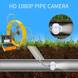 1080P 50ミリメートルHead Endoscope Inspection Camera With 20メートルCable Sewer Drain Pipe Inspection Camera System 7インチLCD