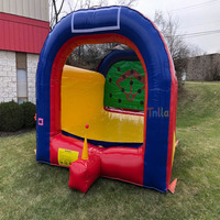 Jeu de baseball gonflable pour carnaval, jeu de frappe gonflable pour tee-ball à vendre