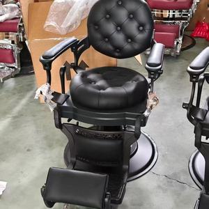 Fauteuil de Salon Noir 2026 pour Barbier, Fauteuil de Coiffure Inclinable pour Poste de Barbier, Fauteuil de Barbier Robuste à Pompe pour Hommes - Product Image 2
