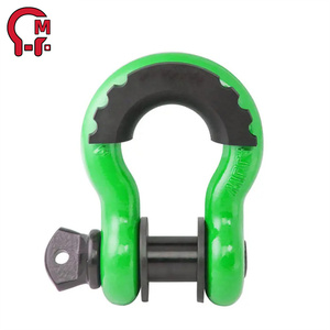 Grillo a 3/4 di arco HLM Super Supplie in acciaio legato zincato per industria pesante e mineraria con perno di sicurezza per traino - Product Image 3