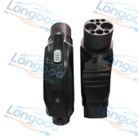 Adaptador de Carga Rápida CC Longood CCS1 a GB/T 300A 300KW para Vehículos Eléctricos BYD, NIO y XPeng