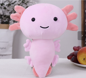 Peluche de Axolotl <span class=keywords><strong>Mexicano</strong></span> Bordado, Suave, Kawaii, de Algodón Orgánico y Algodón PP - Product Image 5
