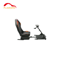 Cockpit de simulateur de course pour jeux de conduite automobile PS4 PS5 PC, avec support de volant et siège de conduite