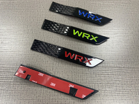 15-18 remplacement Mat/Brillant Emblème Insigne WRX STI pour Subaru ABS Fender Éraflures Porte Scratch Bande Pare-chocs Autocollants Fender Emblème