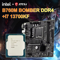 Pour carte mère MSI B760M BOMBER MicroATX compatible DDR4 pour processeur Intel Core I7-13700KF 3,4 GHz 16 cœurs 125W LGA1700