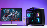 AntarcChill Factory Custom New Design MATX Gaming PC Case Desktop Chassis Glass Panel Mid Tower CPU Cabinet Computer Case for PC