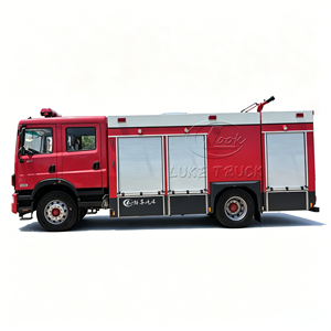 Camion de pompiers de 6000 litres, 6 tonnes, avec lance à eau et mousse pour la lutte contre les incendies, destiné aux services d'incendie urbains - Product Image 1