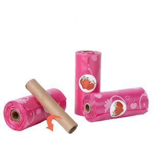 15 pièces par rouleau, 9 x 13 pouces, sacs à crottes pour chien épais et résistants, anti-fuites - Product Image 3