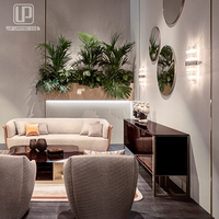 Meuble de salon haut de gamme 2026 : Console en métal avec portes, meuble TV moderne de luxe en acier inoxydable, meuble d'appoint style ferme