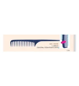 Best Selling Wide Tooth Hair Barber Heat Resistant Rat- Tail Comb On Sale