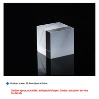 Prisma de Vidrio Óptico Personalizable para División de Haz, Recubrimiento Reflectante Personalizable 5:5 K7/K9 para Proyector
