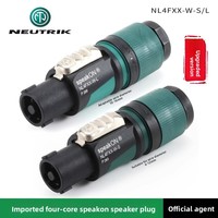 Connecteur audio SpeakON amélioré, tête Ohm NL4FXX-W-S/L, fabriqué en Chine pour amplificateur