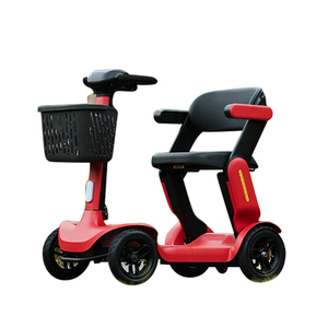 Scooter eléctrico plegable de 4 ruedas con Motor sin escobillas de 250W <span class=keywords><strong>para</strong></span> personas mayores, batería de iones de litio, ciclomotor eléctrico inteligente, rango de 40KM - Product Image 1