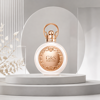 Flacons de parfum en verre transparent irrégulier de qualité supérieure personnalisés, 50 ml, 100 ml, pour parfum, eau de Cologne, vaporisateur