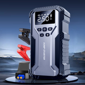 Démarreur de voiture 4-en-1 avec compresseur d'air, démarreur de batterie 1800A de pointe, gonfleur de pneus numérique 150 PSI, batterie externe portable 12V - Product Image 6