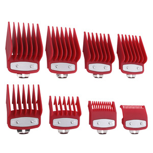 Juego de peines guía para cortapelos, 8 piezas, accesorios de plástico para cortapelos eléctrico, uso doméstico - Product Image 4