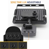 Reflector LED para Parques Temáticos, Impermeable IP65, Encendido/Apagado Automático al Anochecer/Amanecer, 10W-50W, CRI80, Ángulo de Haz de 120°, AC85-265V, Sensor de Movimiento, Certificado CE RoHS